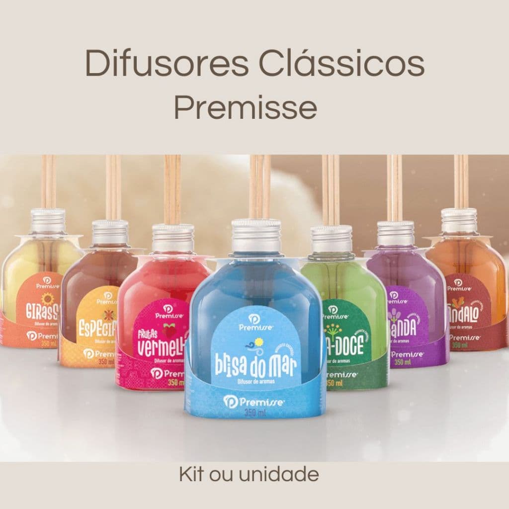 Kit Difusor | Aromatizante | Cheirinho Premisse Clássico 350ml