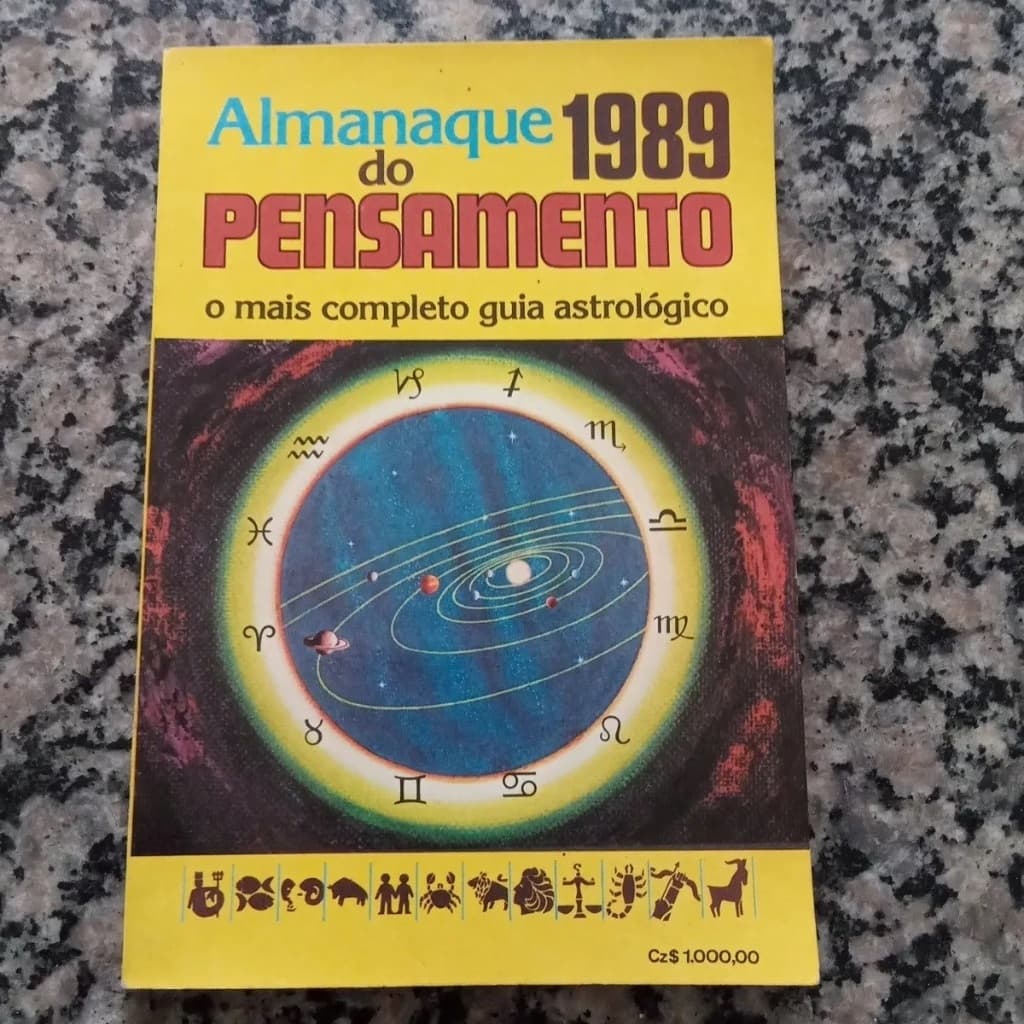 Almanaque Do Pensamento O Mais Completo Guia Astrológic 1989 (Usado)