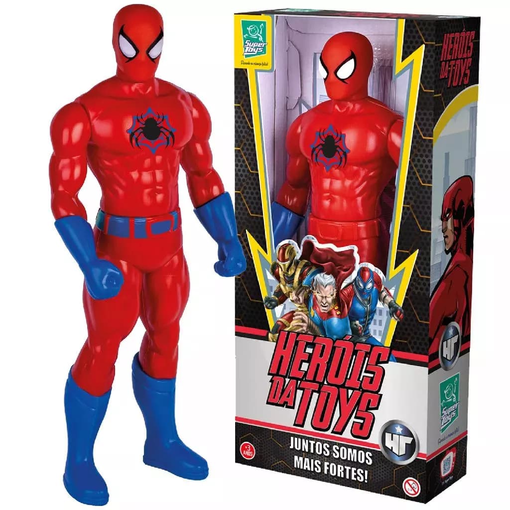 Boneco Homem Aracniano Super Herói Aranha Vingador Brinquedos Super Toys