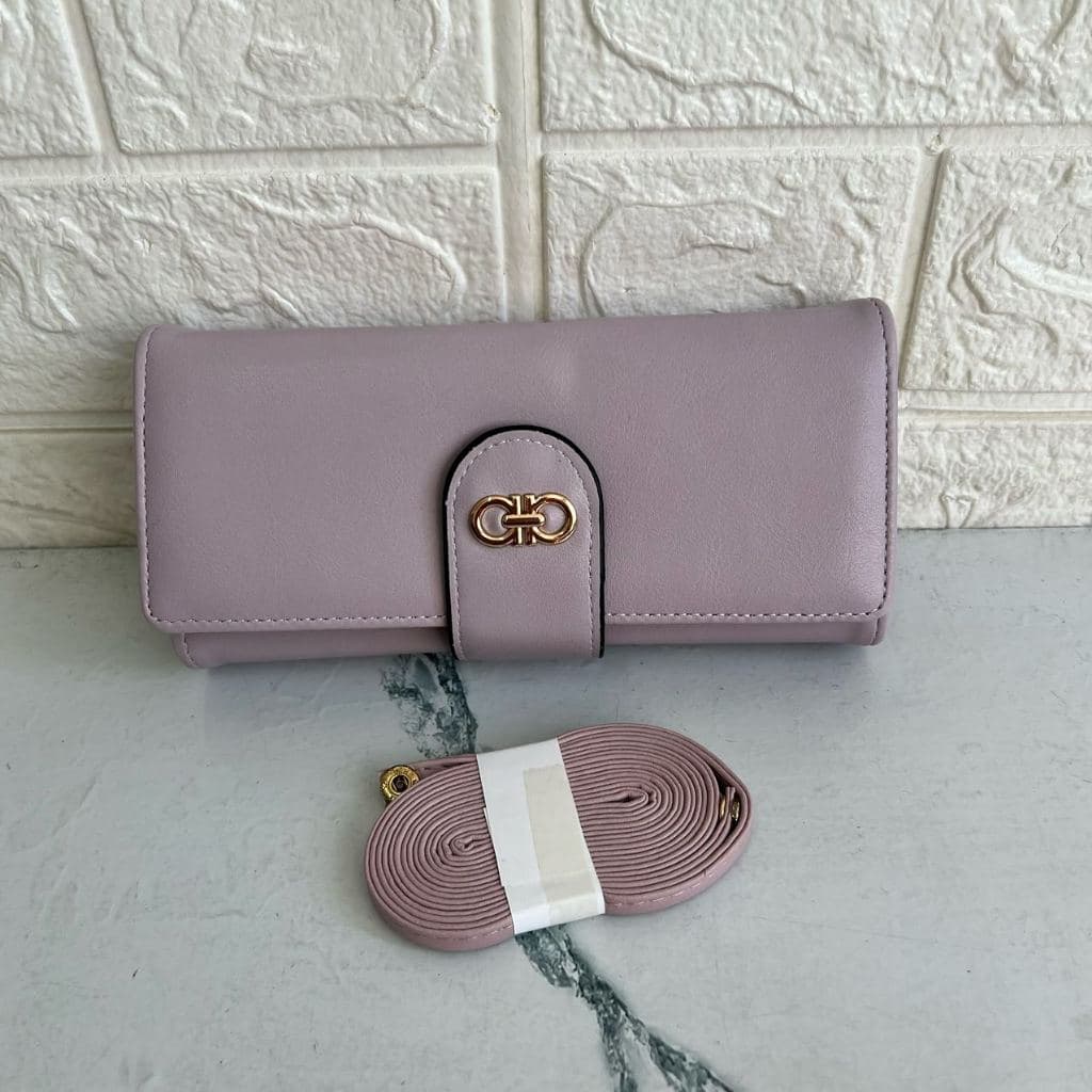 carteira feminina de grande capacidade com alça