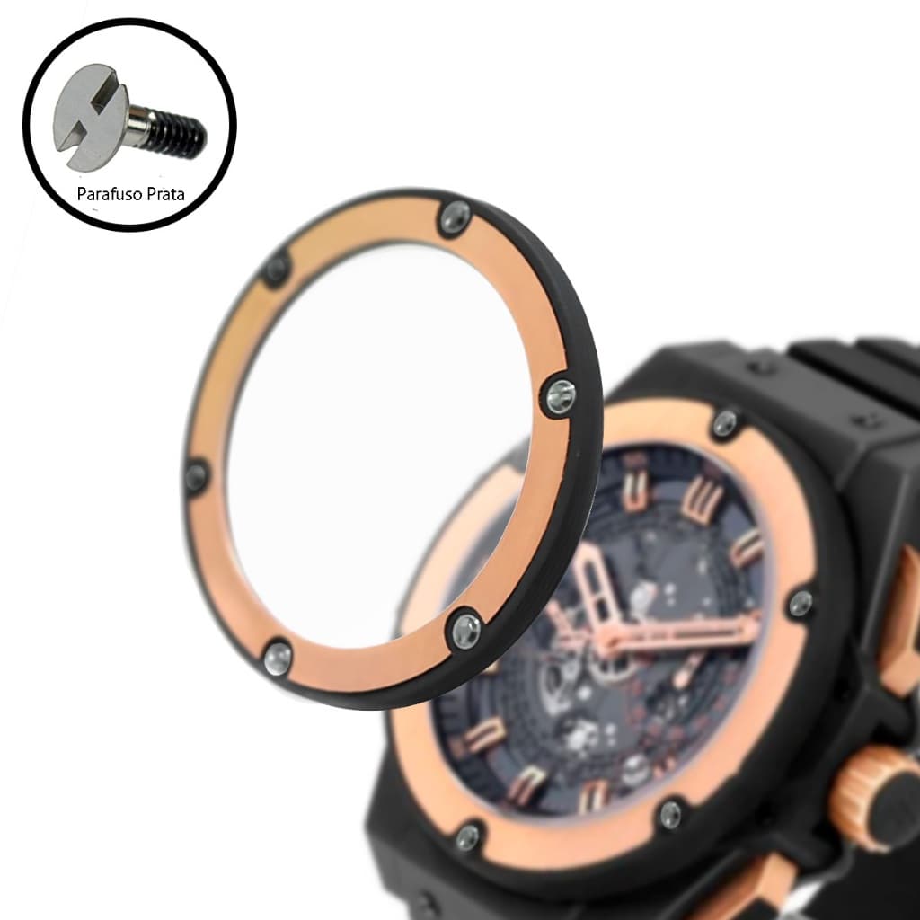 Bezel Relógio Hublot King Power Preto Ou Rosê