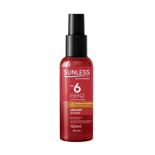 Óleo Bronzeador Urucum 120ml FPS 6 Spray