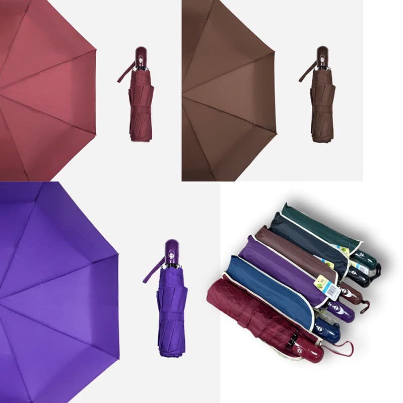 Guarda Chuva Reforçado Abre e Fecha Automático  • Fibra reforçada  •secagem rápida e prática  •Proteção UV