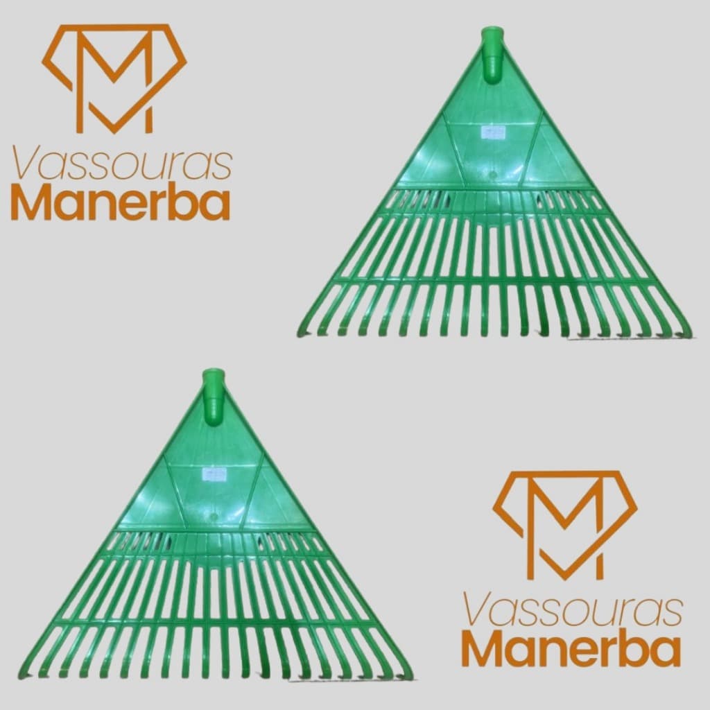 2 RASTELO PLASTICO SEM CABO (RODO, VASSOURA, CABO, LIMPEZA)