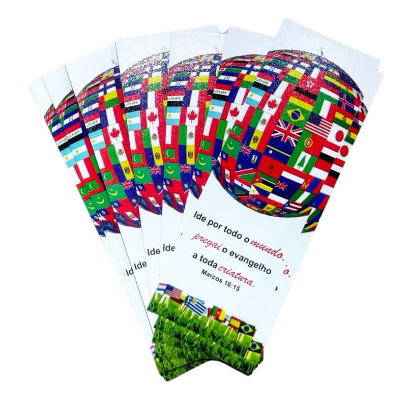 Marca Página Missões 50 Unidades