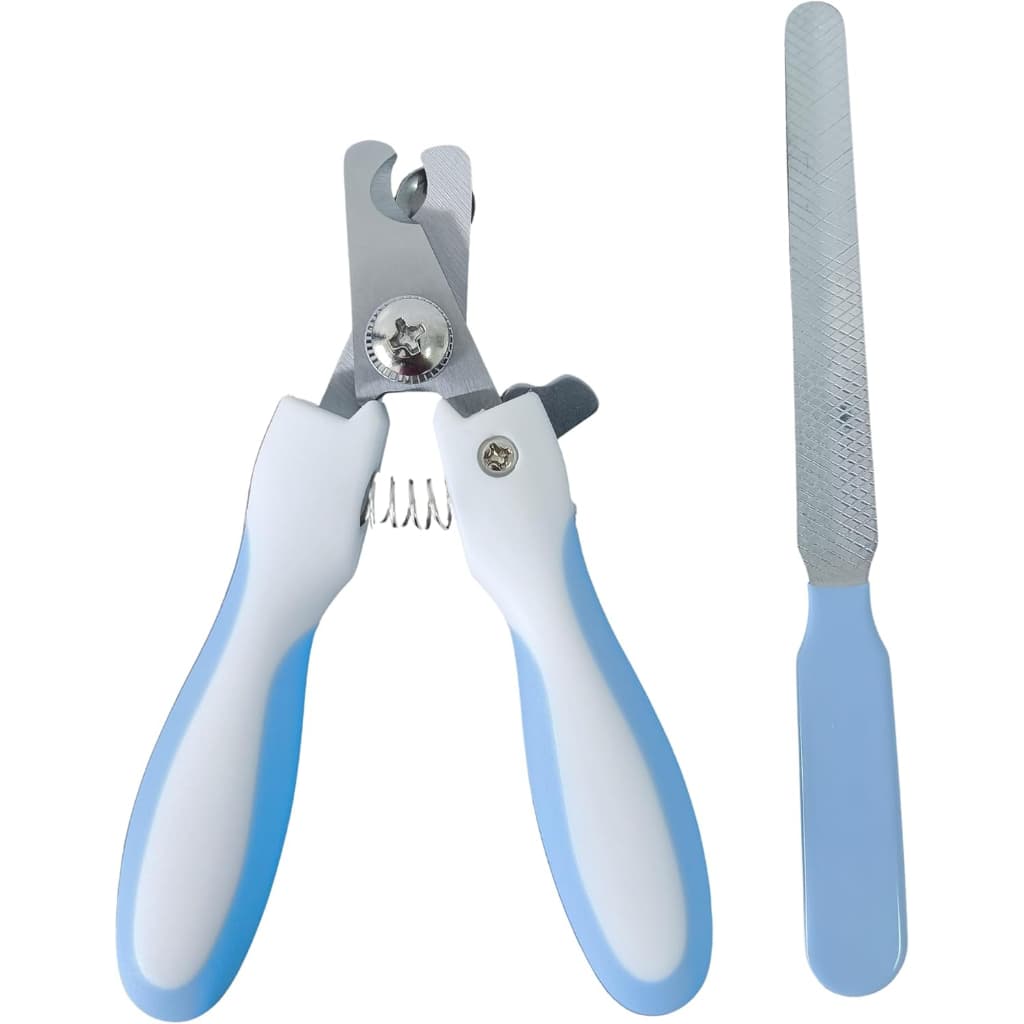Alicate Cortador de Unhas para Pets cão gato, Conjunto com Lixa cuidados com animais