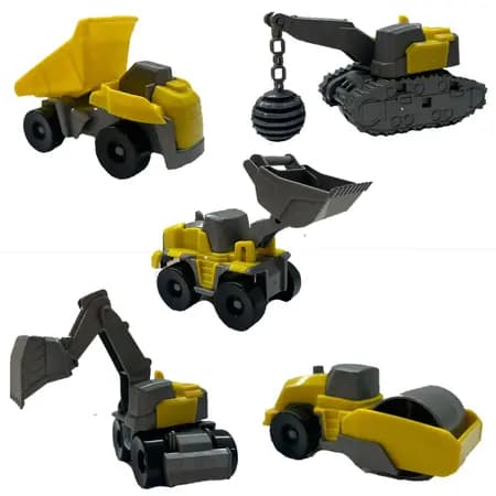 SUPER FROTINHA KIT CONSTRUÇÃO - caminhão - brinquedo - profissão - 2  carrinhos - divplast