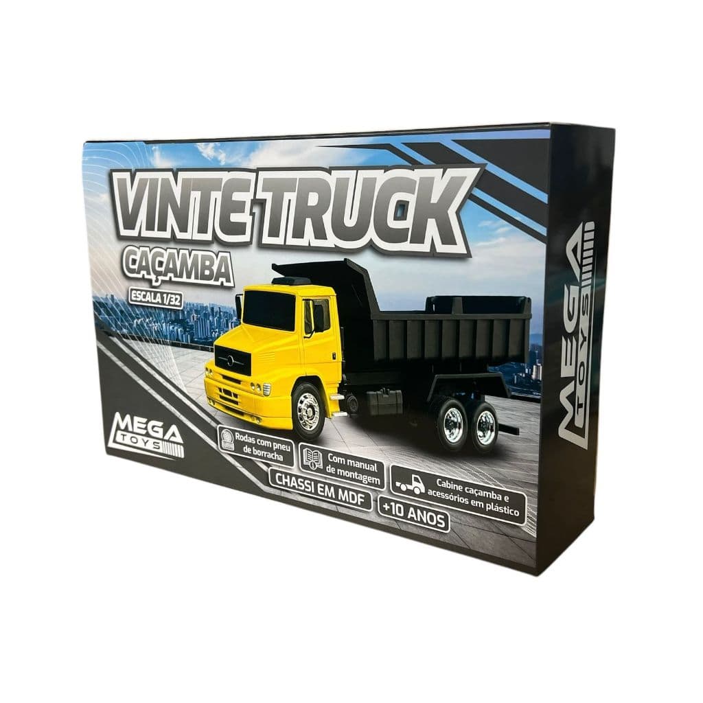 Kit para montar Miniatura Vinte Truck com Caçamba escala 1/32