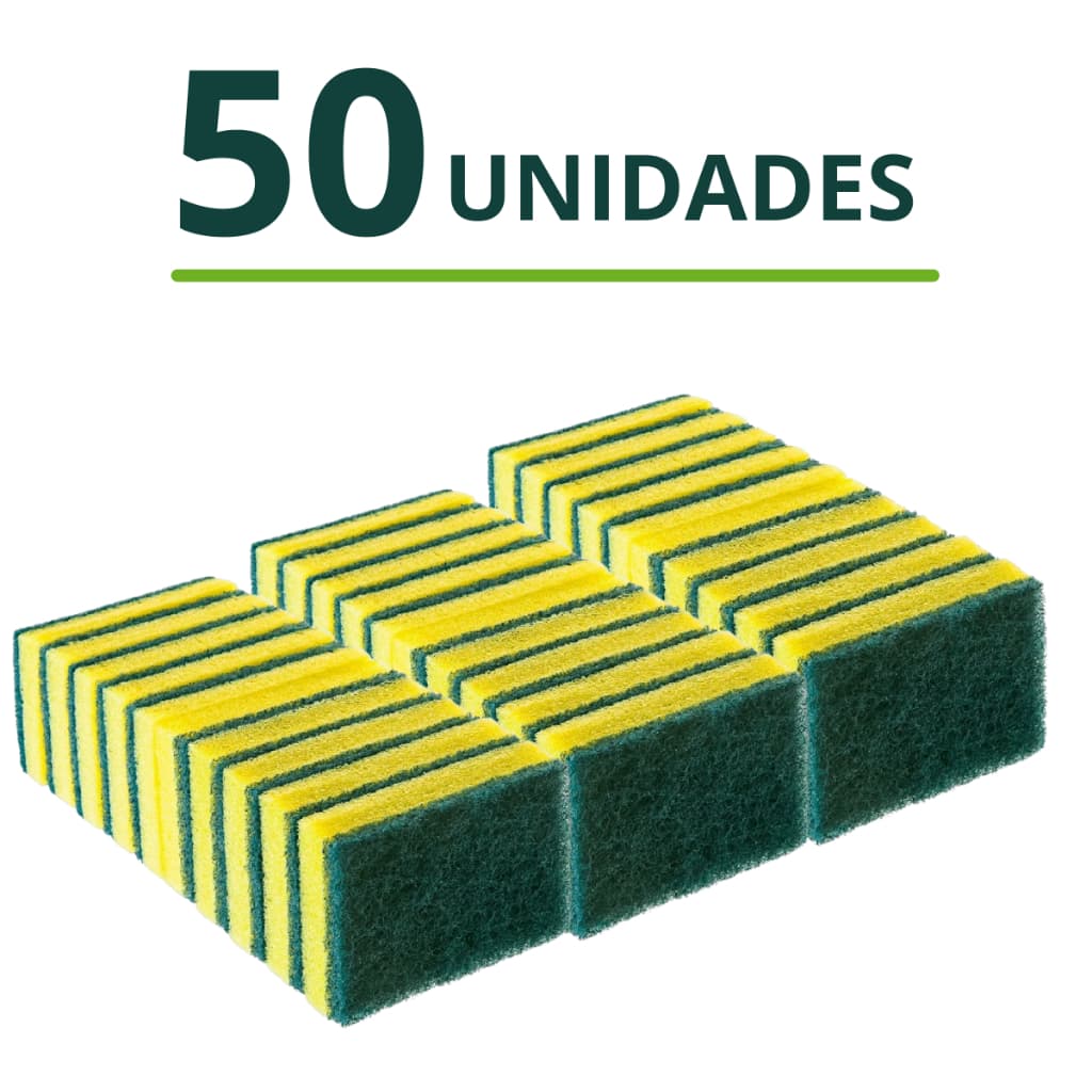 Kit de Esponjas de Lavar Louça e Limpezas em Gerais Buchas Multiuso