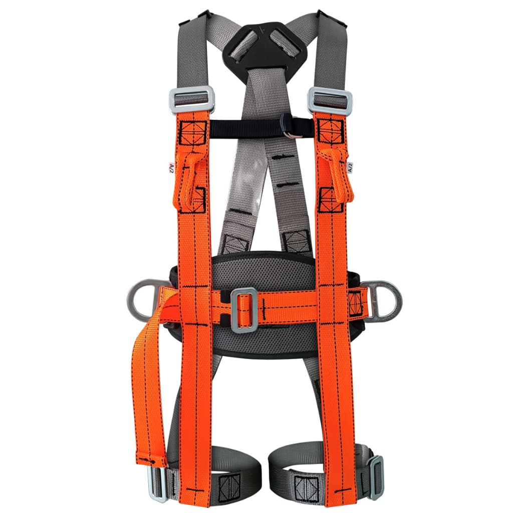 CINTO PARAQUEDISTA ABDOMINAL TIPO H COM 5 PONTOS DE AJUSTE 4 PONTOS DE ANCORAGEM - TRABALHO ALTURA