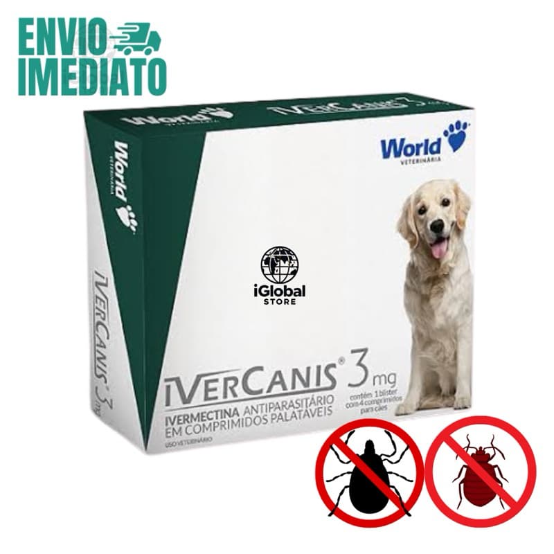 Remedio Para Pulgas Carrapatos Cachorro 7,5kg a 60kg.