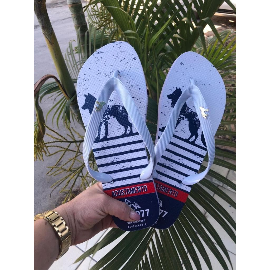 Chinelo Adulto Masculino Estampado Confortável...