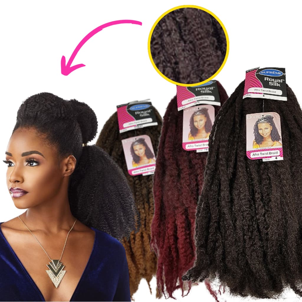 Cabelo Afro Twist 100g 500cm Cherey Sintética Diversas Cores