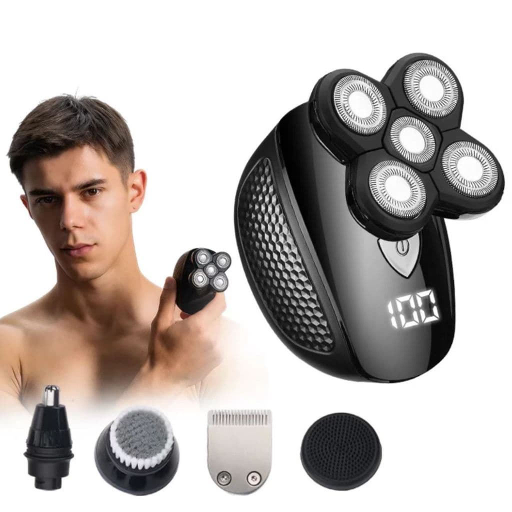 Barbeador Maquinafort Conjunto de Beleza 5 em 1 Bivolt ipx7 Provada a agua DALING DL-9241