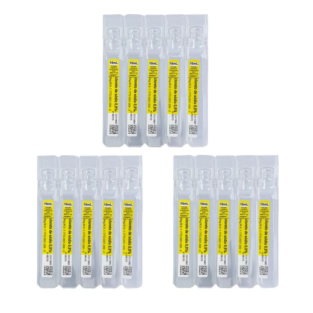 SORO AMPOLA 10ML KIT C/10 - 15 - 20 FLACONETES