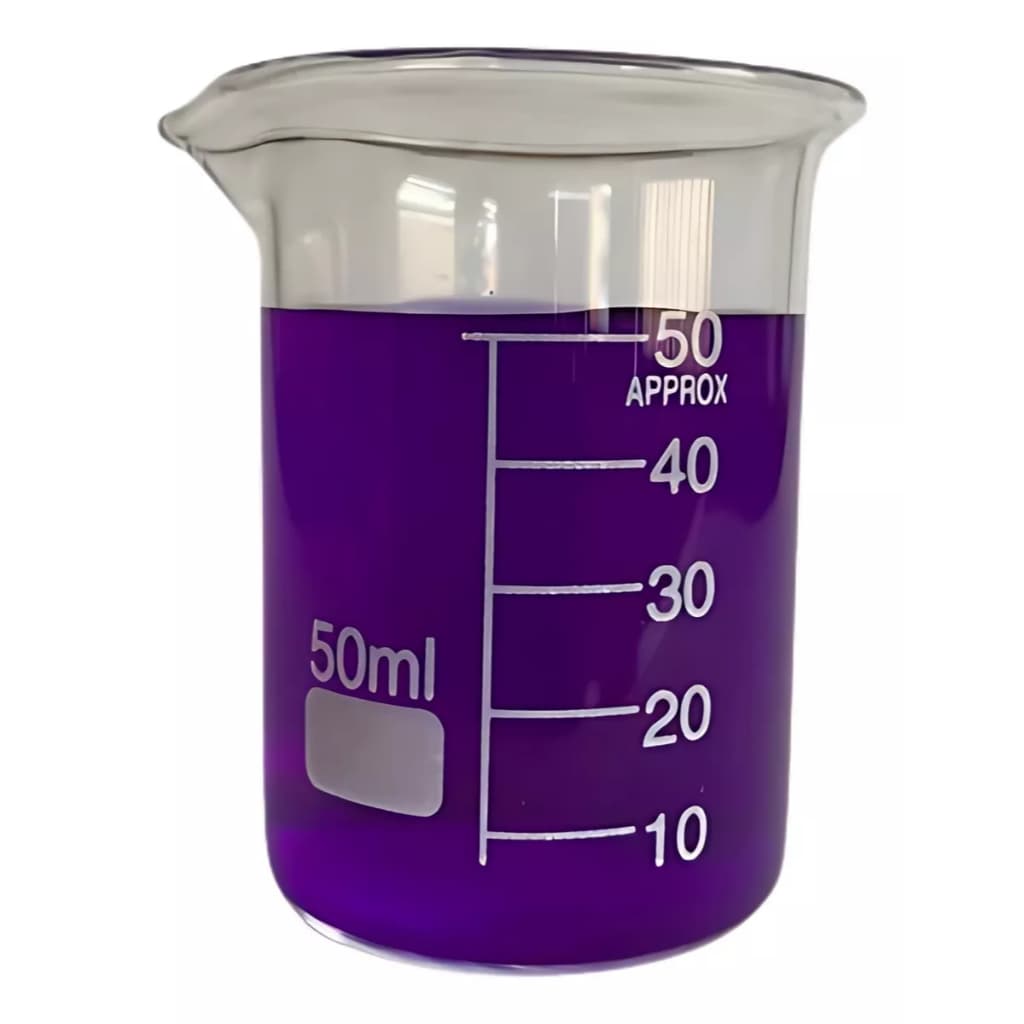BECKER DE VIDRO GRADUADO 50ML - FORMA BAIXA