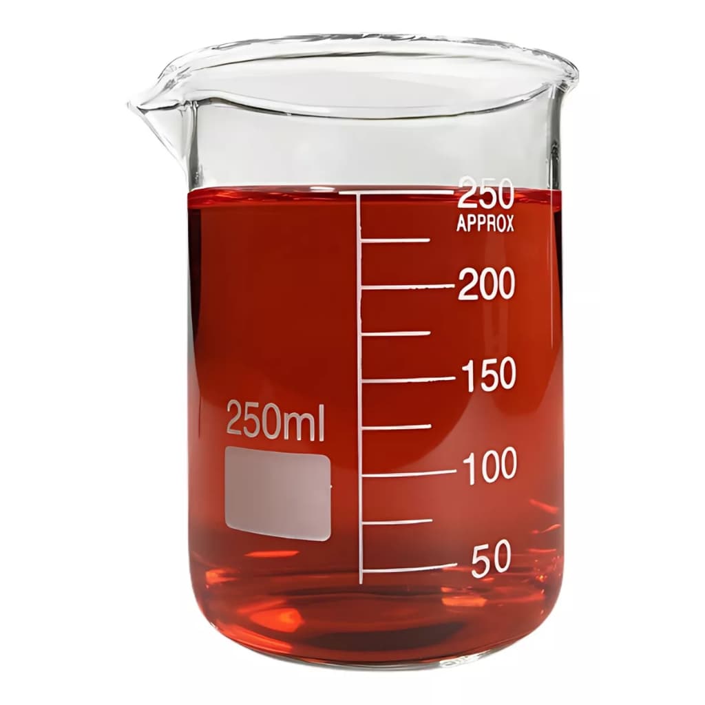 BECKER DE VIDRO GRADUADO 250ML - FORMA BAIXA