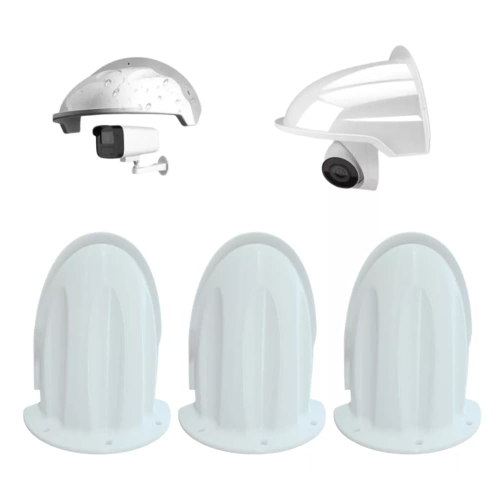 Kit Protetor Câmera Segurança Dome Proteção Resistente Chuva
