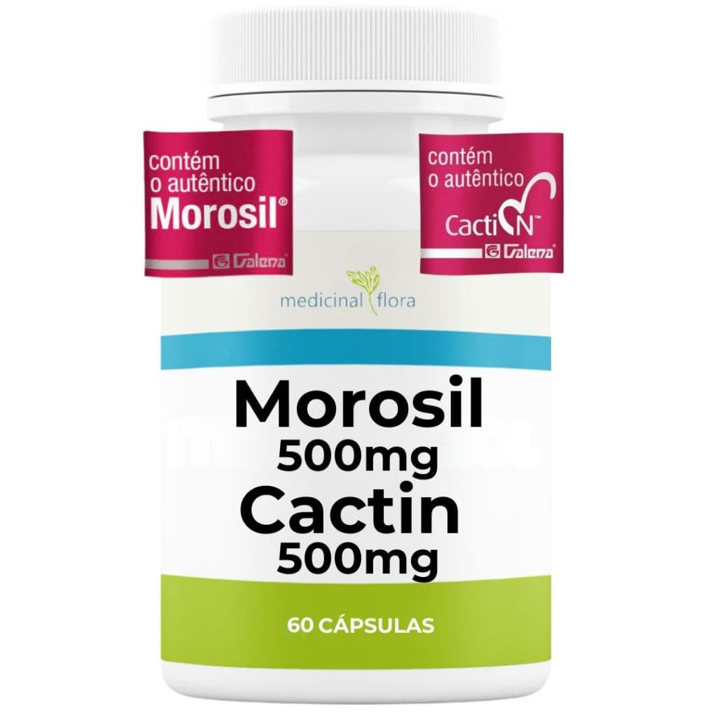 Cactin 500mg + Laranja M 60 Cápsulas - Com Selo de Autenticidade