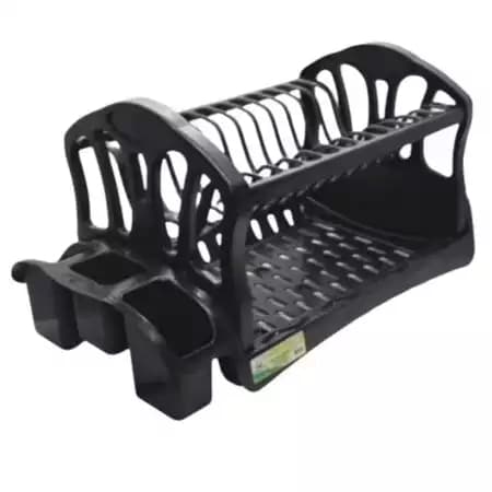 Escorredor Duplo de Louças preto