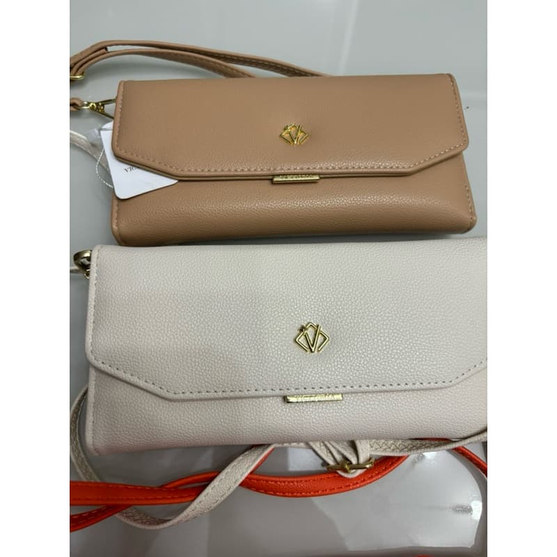 Carteira com alça estilo bolsa balada chique