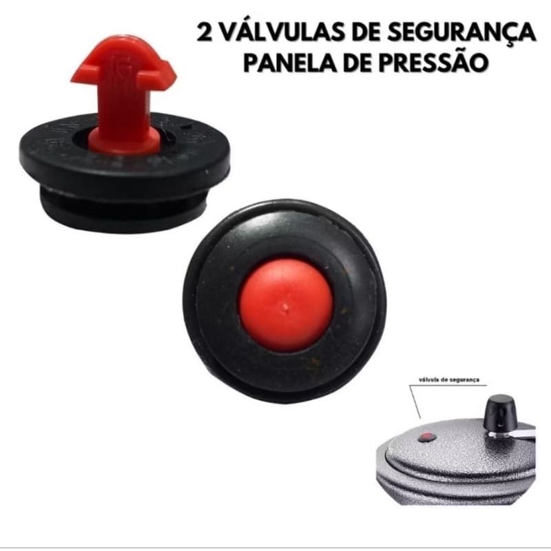 Kit c/2 Válvula de Segurança para Panela de Pressão Universal