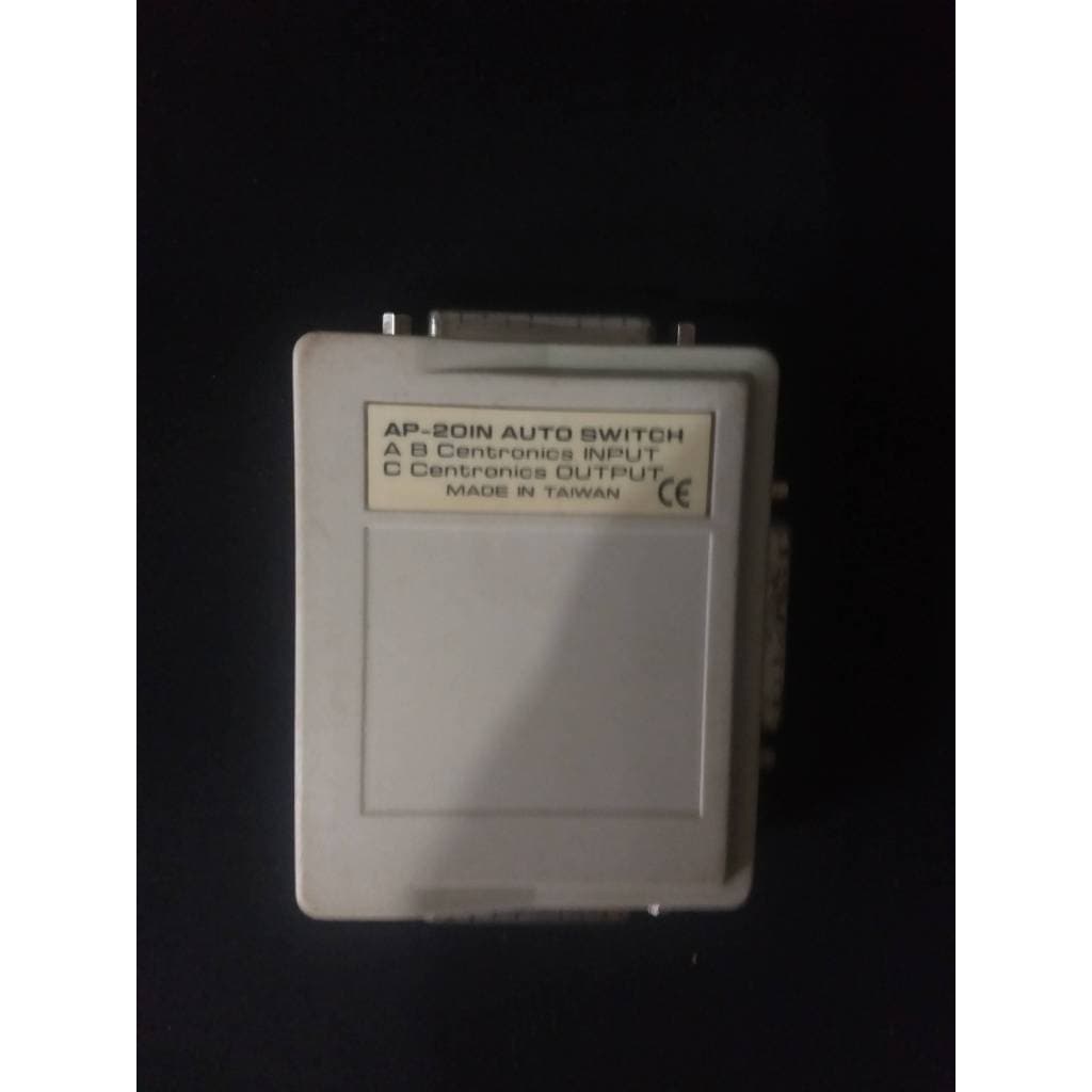 Switch 3 portas Serial Lpt de Diversos Procedimentos em informatica Bom Estado