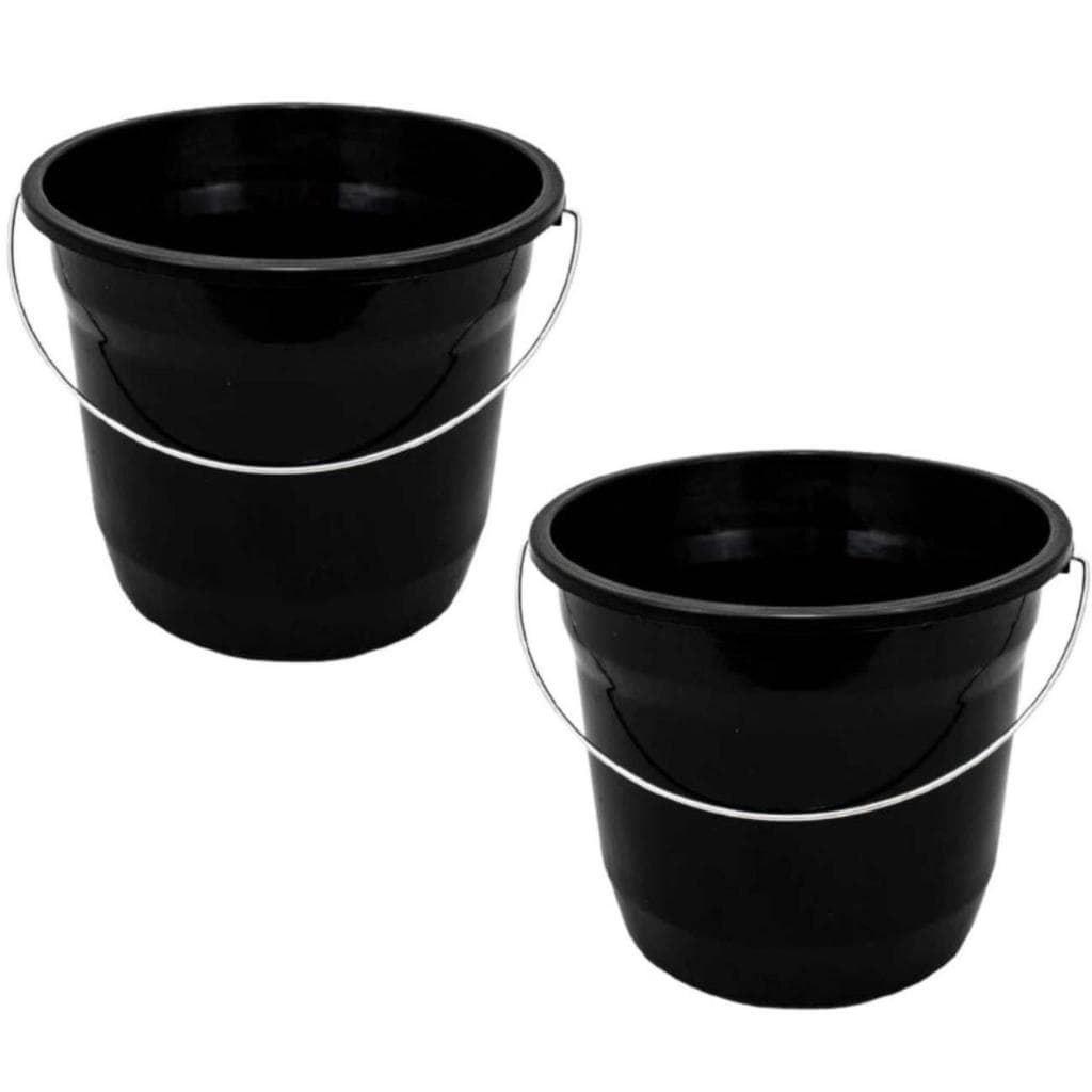 Kit 2 Baldes de Limpeza Plástico Reforçado 7,5