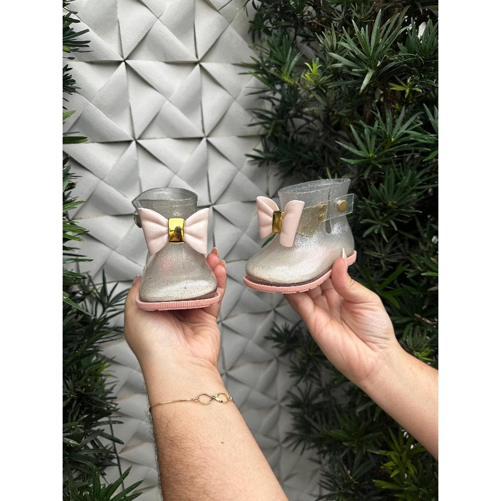 Bota Galocha Infantil Feminina Bebê Menina Impermeável Promoção Galocha Baby