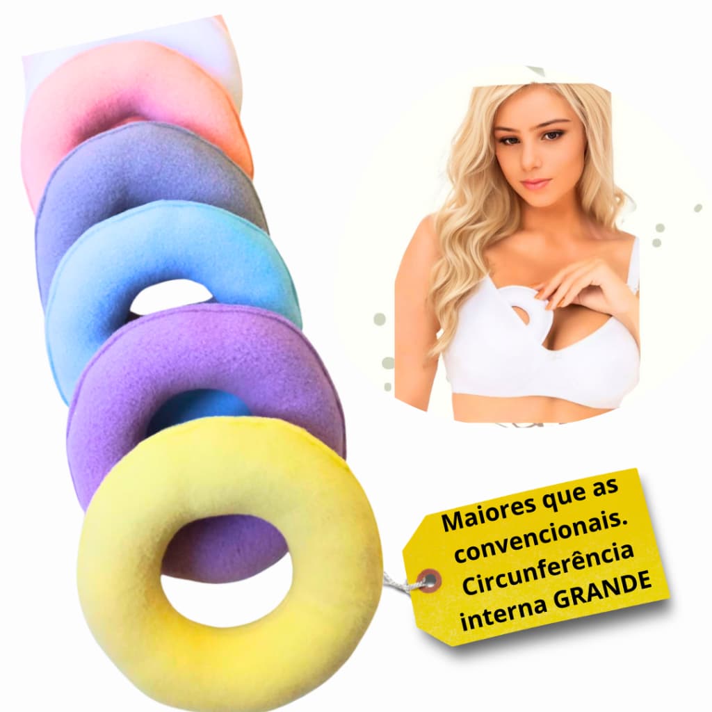 ROSQUINHA DE AMAMENTAÇÃO ANTIALÉRGICA /Rosquinhas para seios/protetor de seios