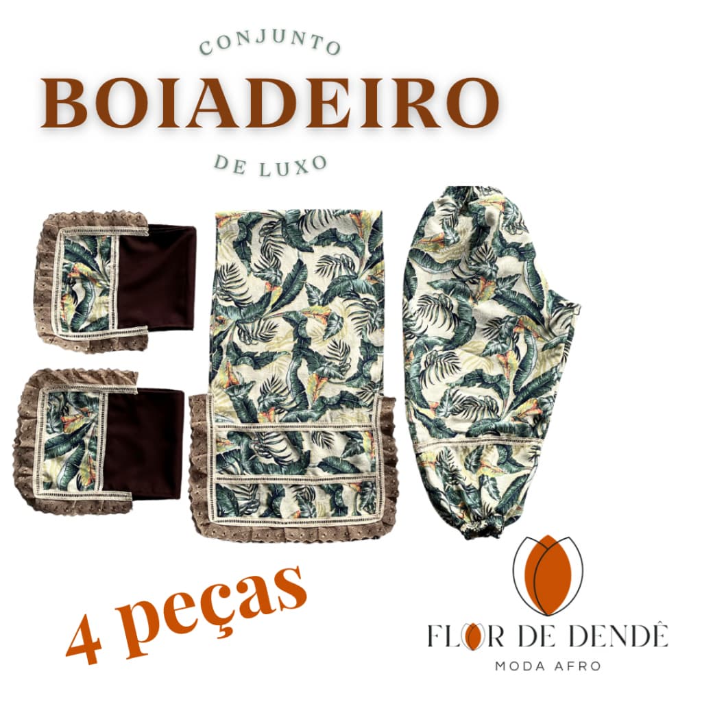 KIT CABOCLO BOIADEIRO FOLHAGENS OXÓSSI TECIDO RESISTENTE PARA ENTIDADE UMBANDA CANDOMBLÉ