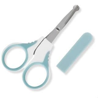 Tesoura de Segurança Infantil com Capa Protetora – Para Unhas de Bebê | 10 x 5 cm