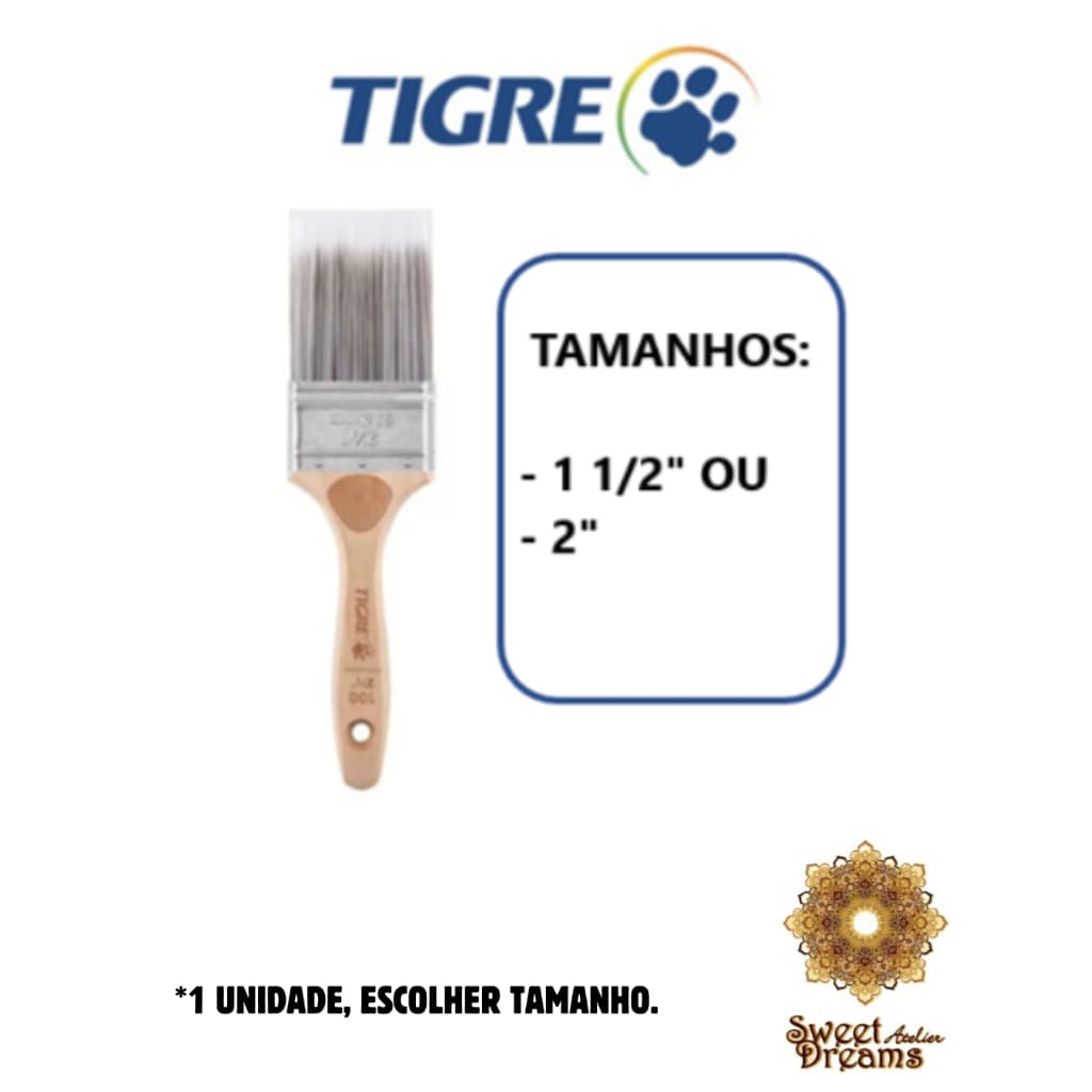 TRINCHA PROFISSIONAL TIGRE RETA - SINTETICO - REF. 100 1 UNIDADE