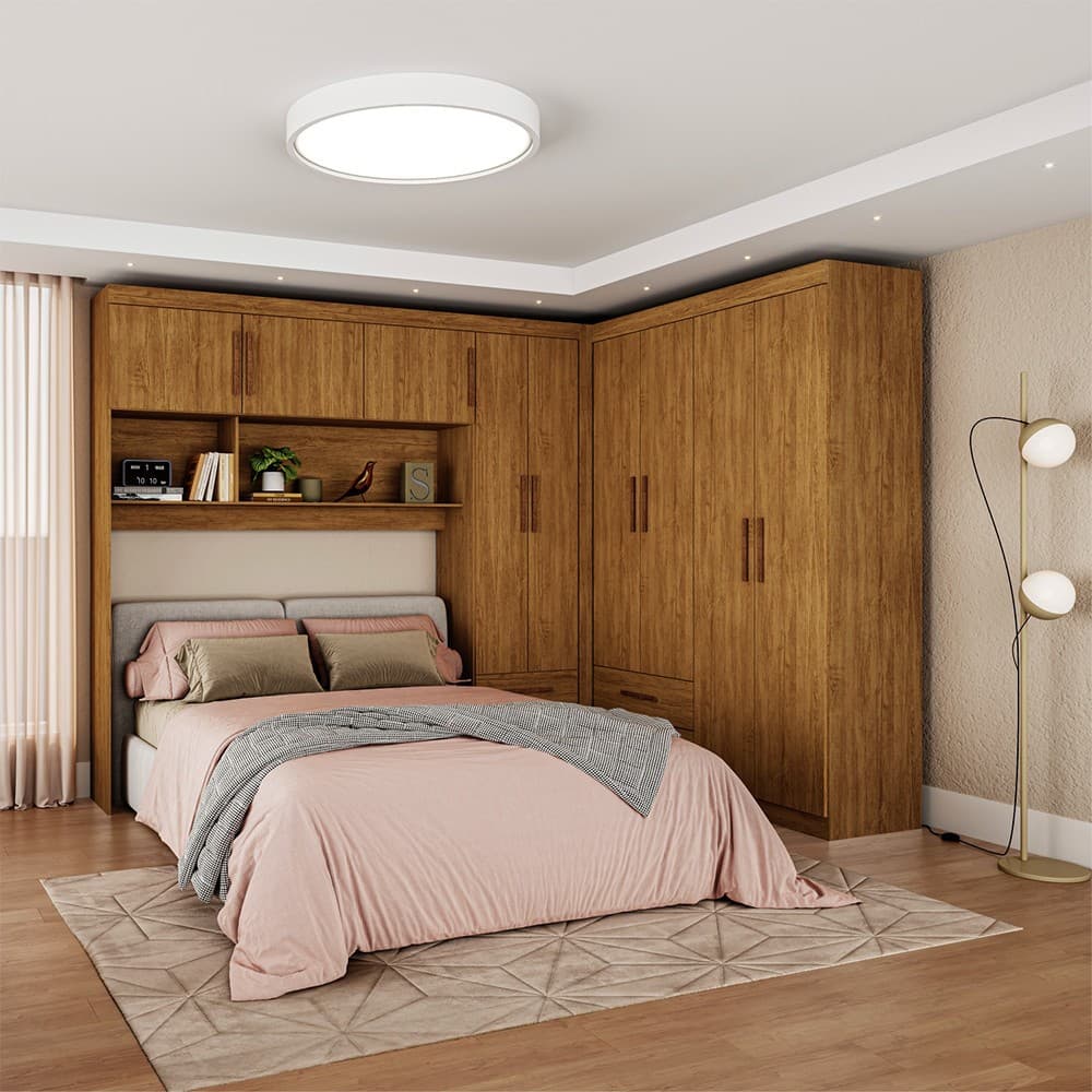 Guarda-Roupa Casal Modulado Hercules 9 Portas 4 Gavetas