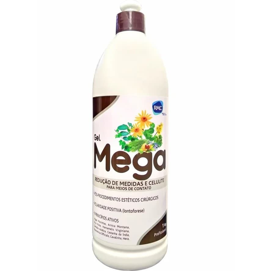 Gel Mega Com 9 Princípios Ativos P/ Estética E Ultrassom 1kg