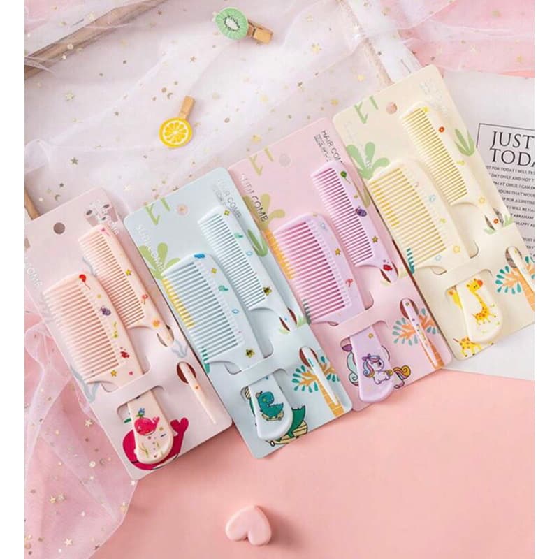 kit Pente infantil, para todos os tipos de cabelo. Menino e Menina