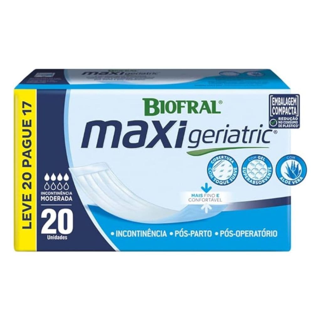 Biofral Maxi Absorvente Leve 20 Pague 17