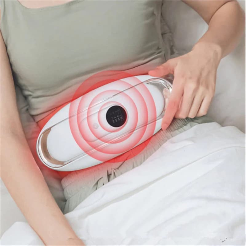 Cinto De Emagrecimento Elétrico Máquina Terapia Infravermelho Promover Digestão Vibração Abdominal Massageador KA-2780
