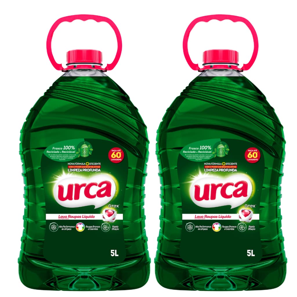 Kit 2 Lava Roupas Urca 5l Verde