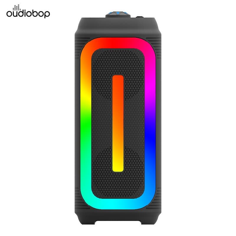 Caixa de som Bluetooth  Portátil Com Led RGB 30w FM USB TWS