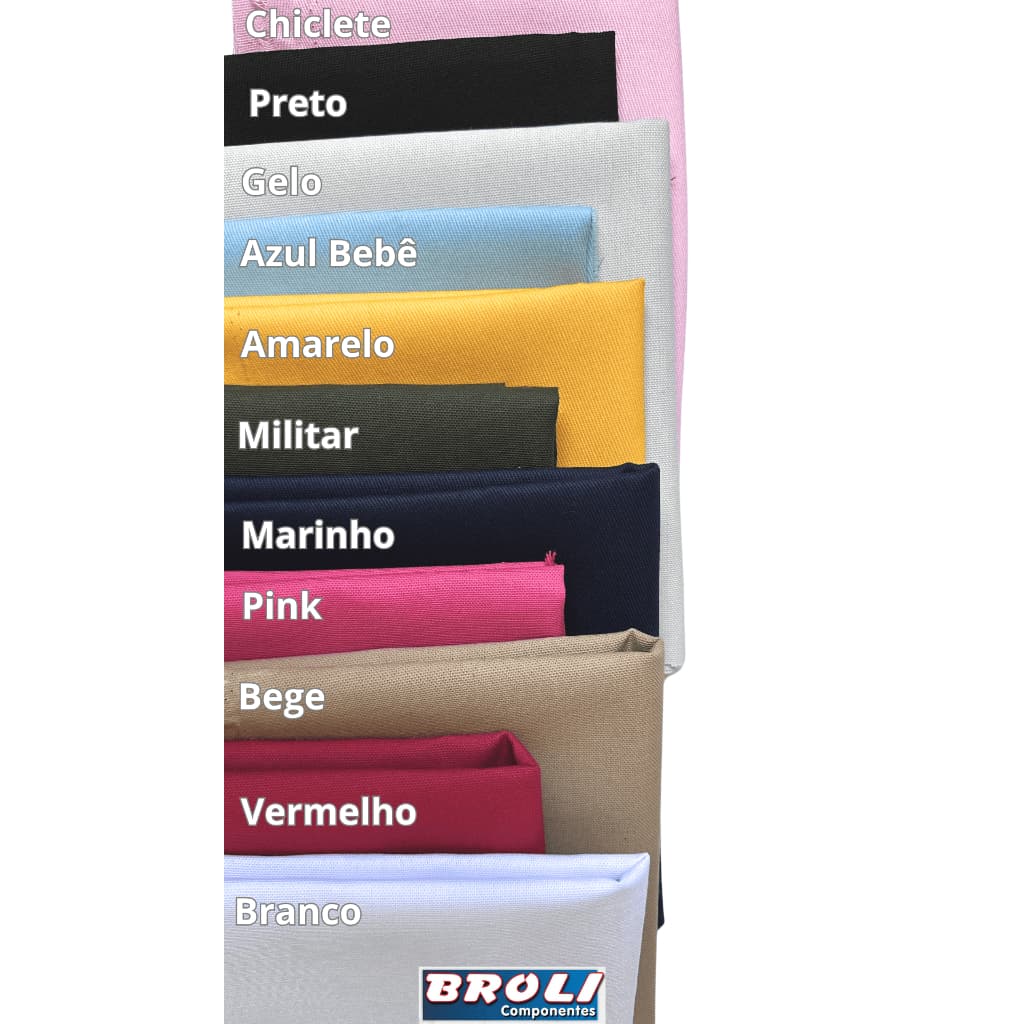 Tecido Sarja Lona Leve 100% Algodão - Diversas Cores - Roupas, Calçados, Bolsas e Acessórios