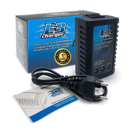 Carregador Bateria Leão L3 Original p/ LiPo 2S/3S para Airsoft AEG AEP
