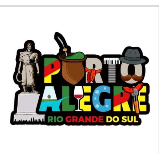 Ímã de geladeira Porto Alegre - RS
