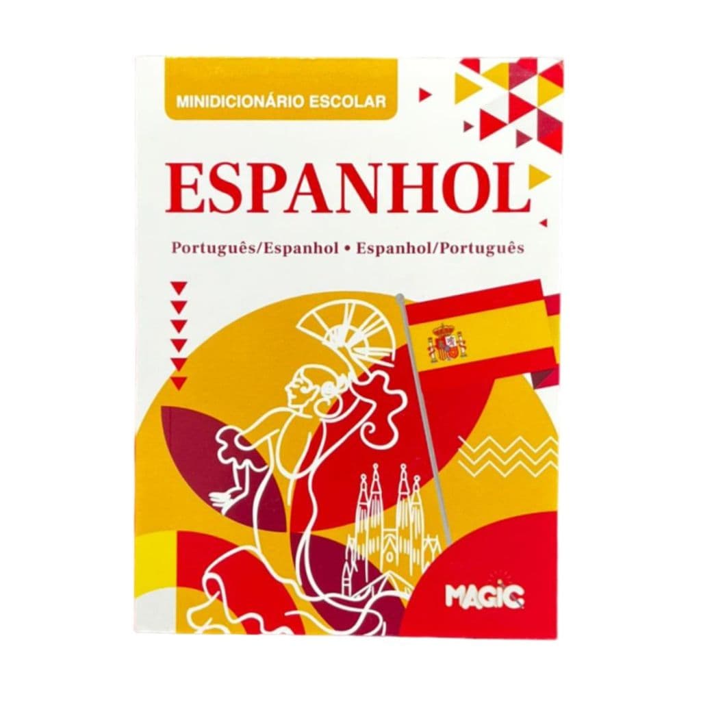 Mini Dicionário Escolar ESPANHOL - 352 Páginas ATUALIZADO