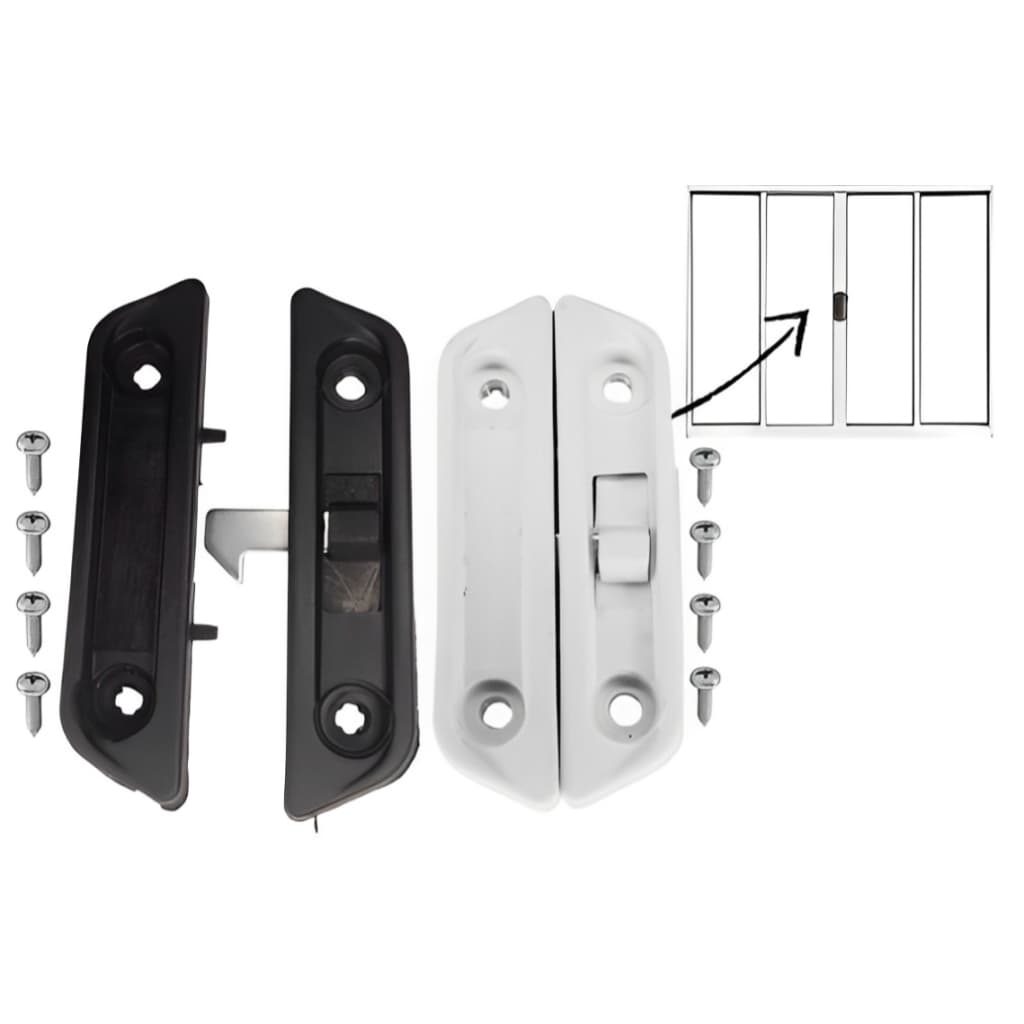 Fecho Central Janela Deposito Vitro Alumínio L14 16 Sobrepor 6cm