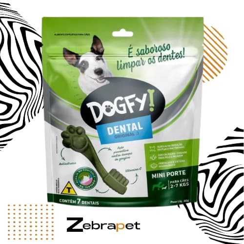 Petisco Dogfy Dental - Solução Diária Para Limpeza - Div. Tamanhos