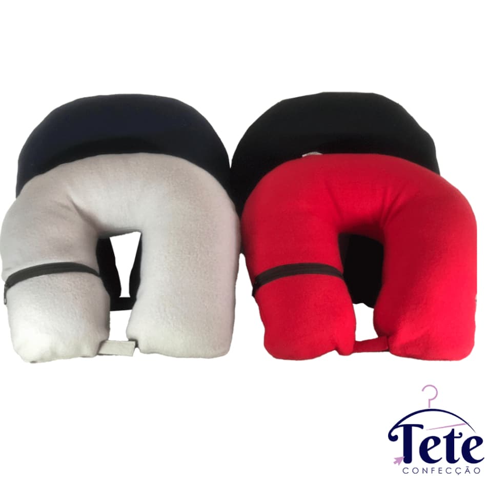 Almofada Encosto Descanço De Pescoço Para Viagem Adulto E Criança