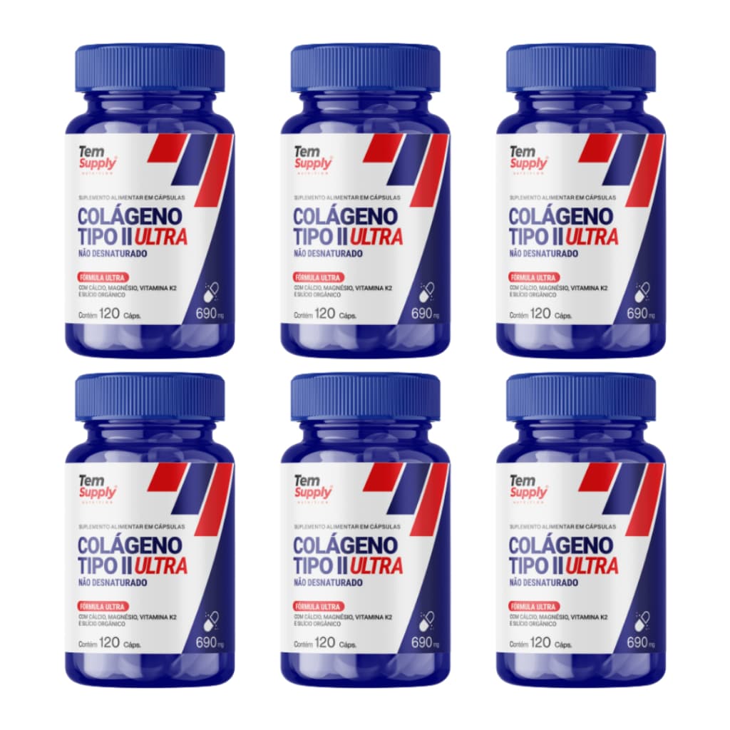 Kit Colágeno Tipo 2 Ultra 40mg Leve 6 Pague 5