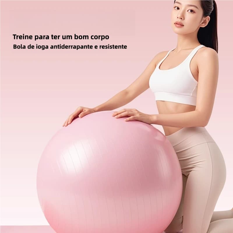 55cm e 65cm De PVC Exercício Yoga Pilates Ginastica Fisioterapia