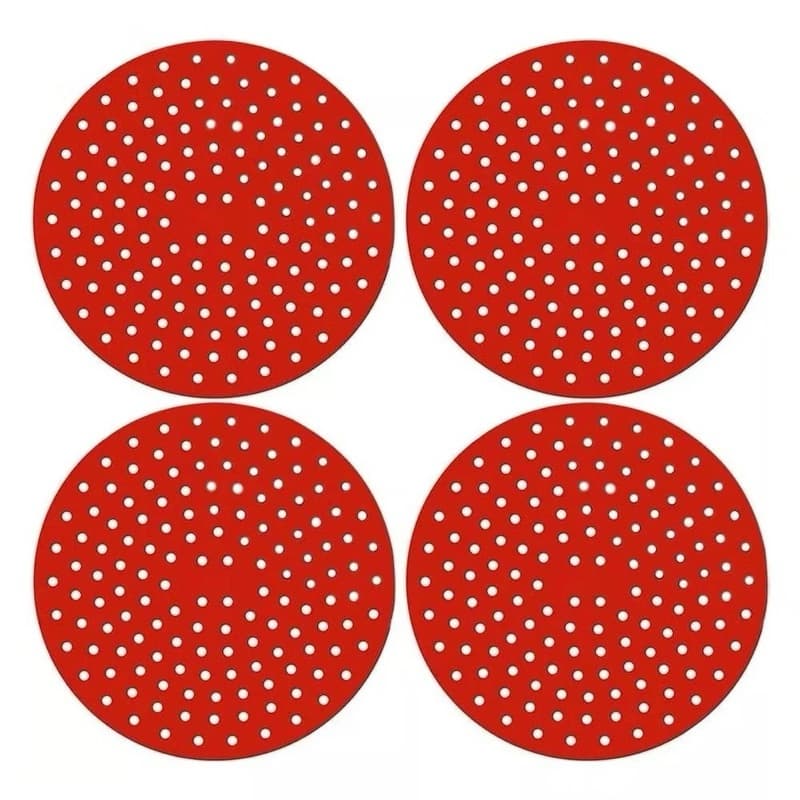 Kit com 4 Protetor de Silicone para Fogão de Indução Tapete Almofada para Fogão de Indução